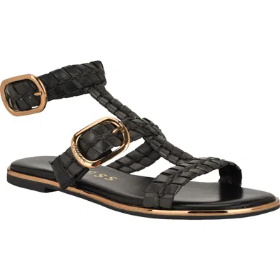 Guess Lylnet Ankle Strap Sandal In Multi