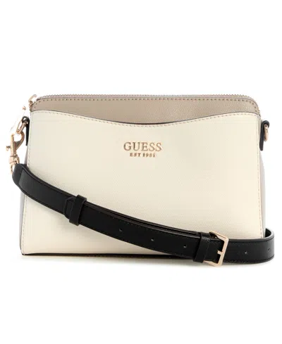 Guess Lyndi Girlfriend Crossbody Bag In Sand