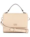 Guess Lyndi Mini Top Handle Flap Crossbody In Nude