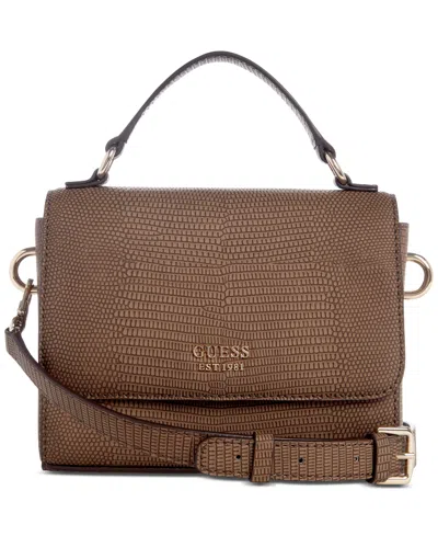 GUESS LYNDI MINI TOP HANDLE FLAP CROSSBODY
