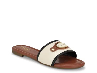 Guess Lyndons Sandal In Animal Print