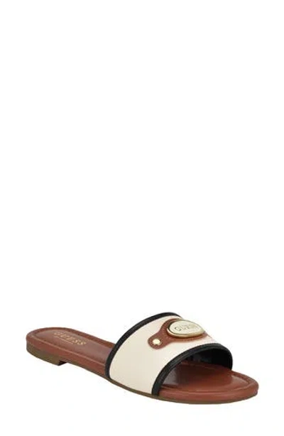 Guess Lyndons Sandal In Animal Print