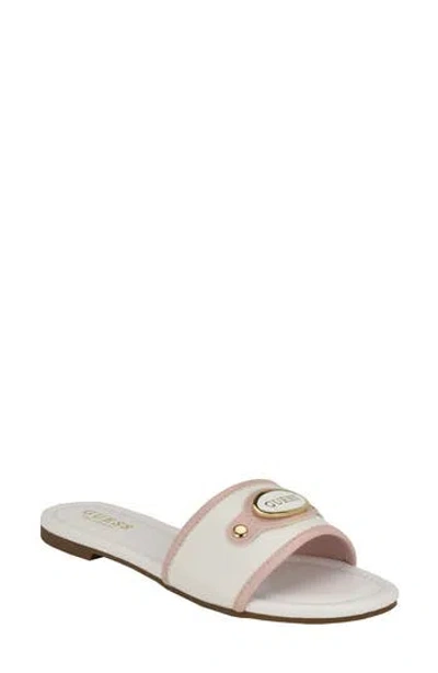 Guess Lyndons Sandal In Animal Print