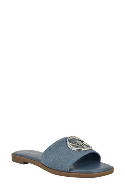Guess Magnify Slide Sandal In Multi