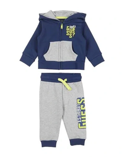 Guess Man Baby Set Blue Size 18 Cotton