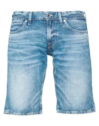 Guess Denim Shorts In Blue