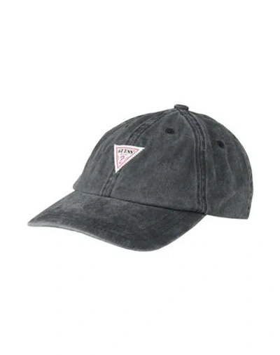 Guess Man Hat Grey Size Onesize Cotton In Gray