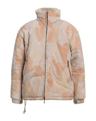 Guess Man Jacket Beige Size L Leather