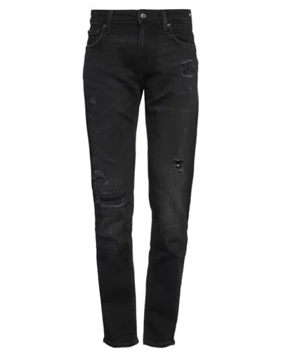Guess Man Jeans Black Size 34w-32l Cotton, Elastomultiester, Elastane