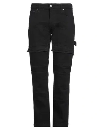 Guess Man Jeans Black Size 34w-32l Cotton, Elastomultiester, Elastane
