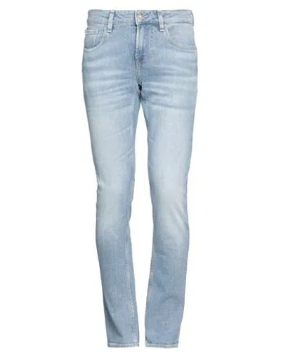 Guess Man Jeans Blue Size 30w-32l Cotton, Elastane