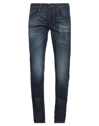Guess Man Jeans Blue Size 28w-34l Cotton, Elastane
