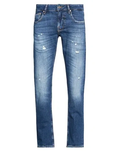 Guess Man Jeans Blue Size 29w-30l Cotton