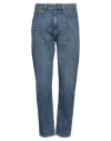 Guess Man Jeans Blue Size 31w-30l Cotton In Blue