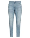 Guess Man Jeans Blue Size 29w-32l Cotton, Elastane In Blue