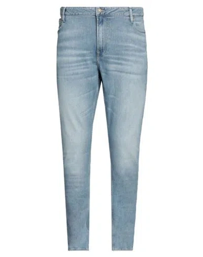 Guess Man Jeans Blue Size 29w-32l Cotton, Elastane