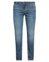 Guess Man Jeans Blue Size 30w-32l Cotton, Elastane In Blue