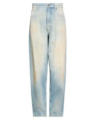 Guess Man Jeans Blue Size 31w-32l Cotton, Hemp
