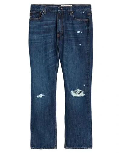 Guess Man Jeans Blue Size 33w-32l Cotton