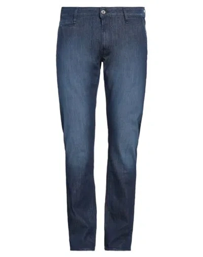 Guess Man Jeans Blue Size 33w-32l Cotton, Lyocell, Polyester, Elastane