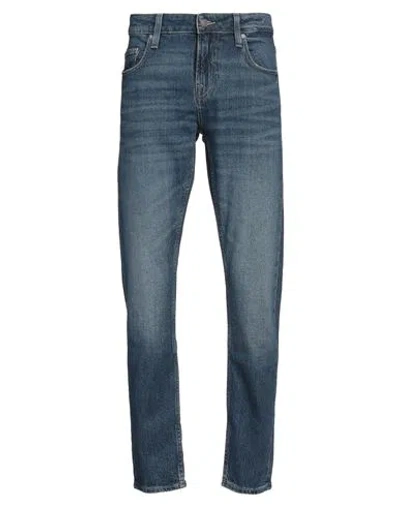 GUESS GUESS MAN JEANS BLUE SIZE 33W-30L COTTON, ELASTANE