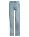 Guess Man Jeans Blue Size 34w-32l Cotton, Hemp In Blue