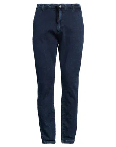 Guess Man Jeans Blue Size 34w-32l Cotton, Polyester, Elastane