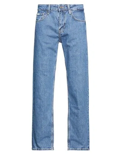 Guess Man Jeans Blue Size 36w-30l Cotton, Elastane