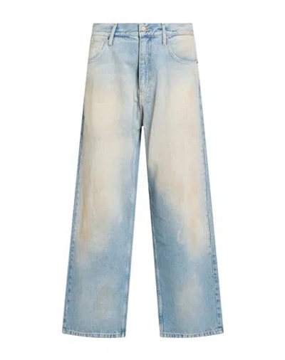 Guess Man Jeans Blue Size 36w-32l Cotton, Hemp