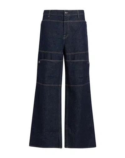 Guess Man Jeans Blue Size 36w-33l Cotton, Hemp