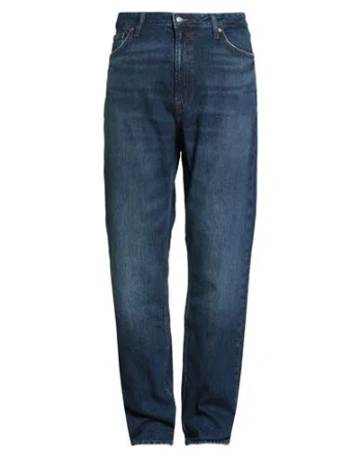 GUESS GUESS MAN JEANS BLUE SIZE 38W-33L COTTON, ELASTANE