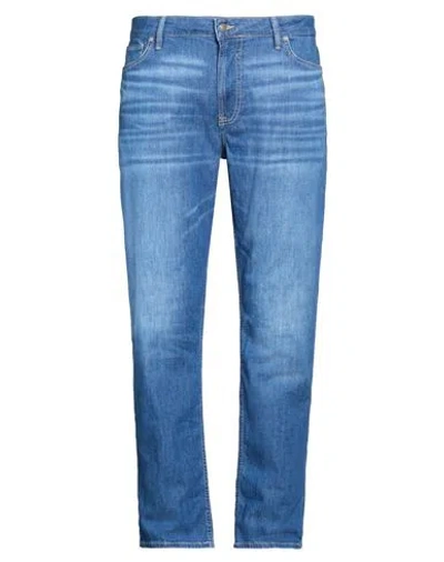 Guess Man Jeans Blue Size 42w-32l Cotton, Lyocell, Elastomultiester, Elastane