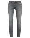 Guess Man Jeans Charcoal Size 33w-32l Cotton, Elastane In Grey