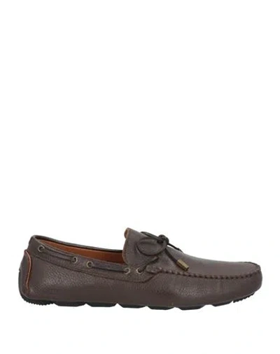 Guess Man Loafers Dark Brown Size 8.5 Leather