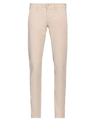 Guess Man Pants Beige Size 27w-32l Cotton, Elastane
