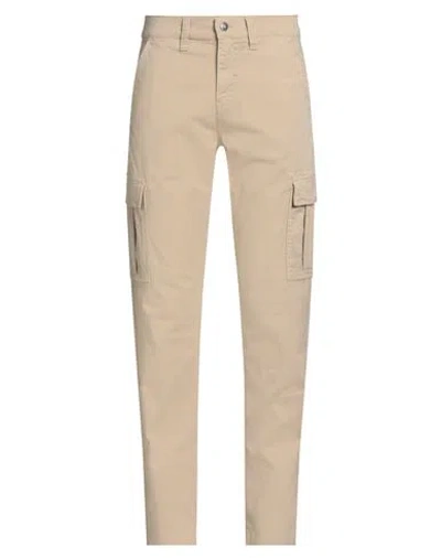 Guess Man Pants Beige Size 29 Cotton, Elastane