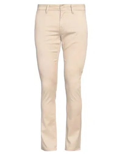 Guess Man Pants Beige Size 29w-32l Lyocell, Cotton, Elastomultiester, Elastane