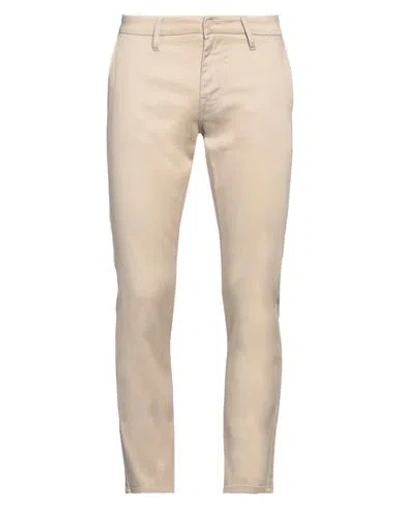 Guess Man Pants Beige Size 32w-30l Lyocell, Cotton, Elastomultiester, Elastane