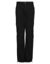 Guess Man Pants Black Size 28w-32l Cotton In Black