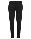 Guess Man Pants Black Size 30w-34l Cotton, Elastane In Black