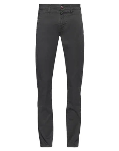 Guess Man Pants Charcoal Size 28w-32l Cotton, Elastane