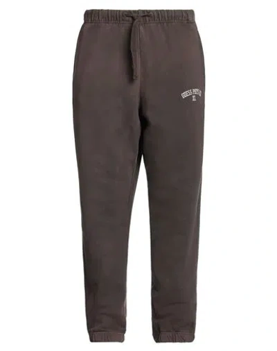 Guess Man Pants Cocoa Size L Cotton In Brown