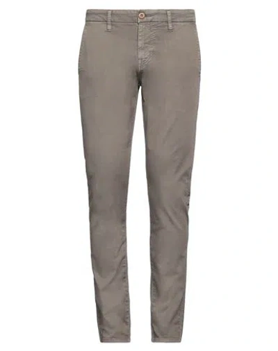 Guess Man Pants Grey Size 32w-32l Cotton, Elastane In Gray