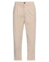 Guess Man Pants Beige Size 31 Cotton, Elastane In White