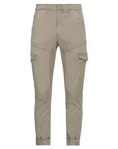 Guess Man Pants Khaki Size 28 Cotton, Elastane