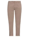 Guess Man Pants Khaki Size 38 Cotton, Elastane In Beige