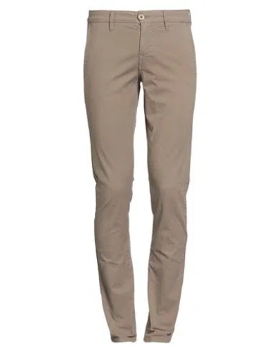 Guess Man Pants Light Brown Size 29w-32l Cotton, Elastane In Neutral