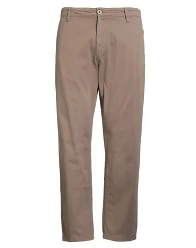 Guess Man Pants Light Brown Size 31w-30l Cotton