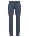 Guess Man Pants Midnight Blue Size 32w-32l Cotton, Elastane