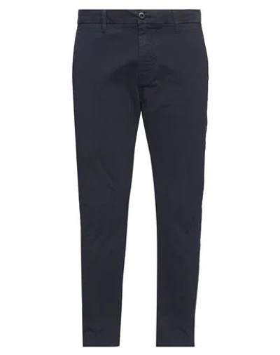 Guess Man Pants Midnight Blue Size 38w-30l Cotton, Elastane